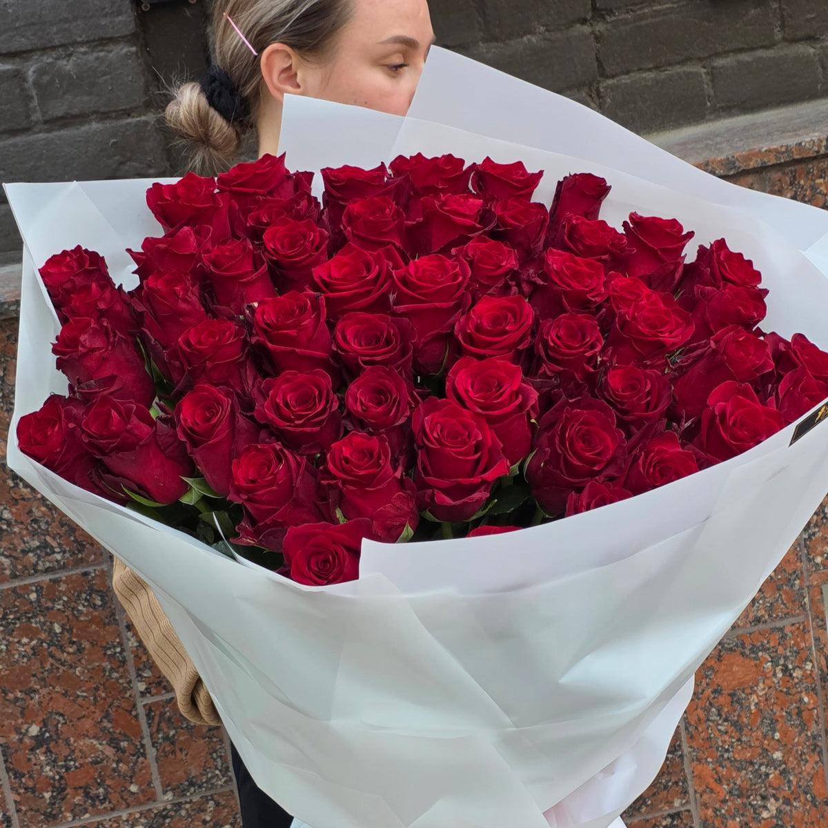 51 червона троянда «Червона класика»