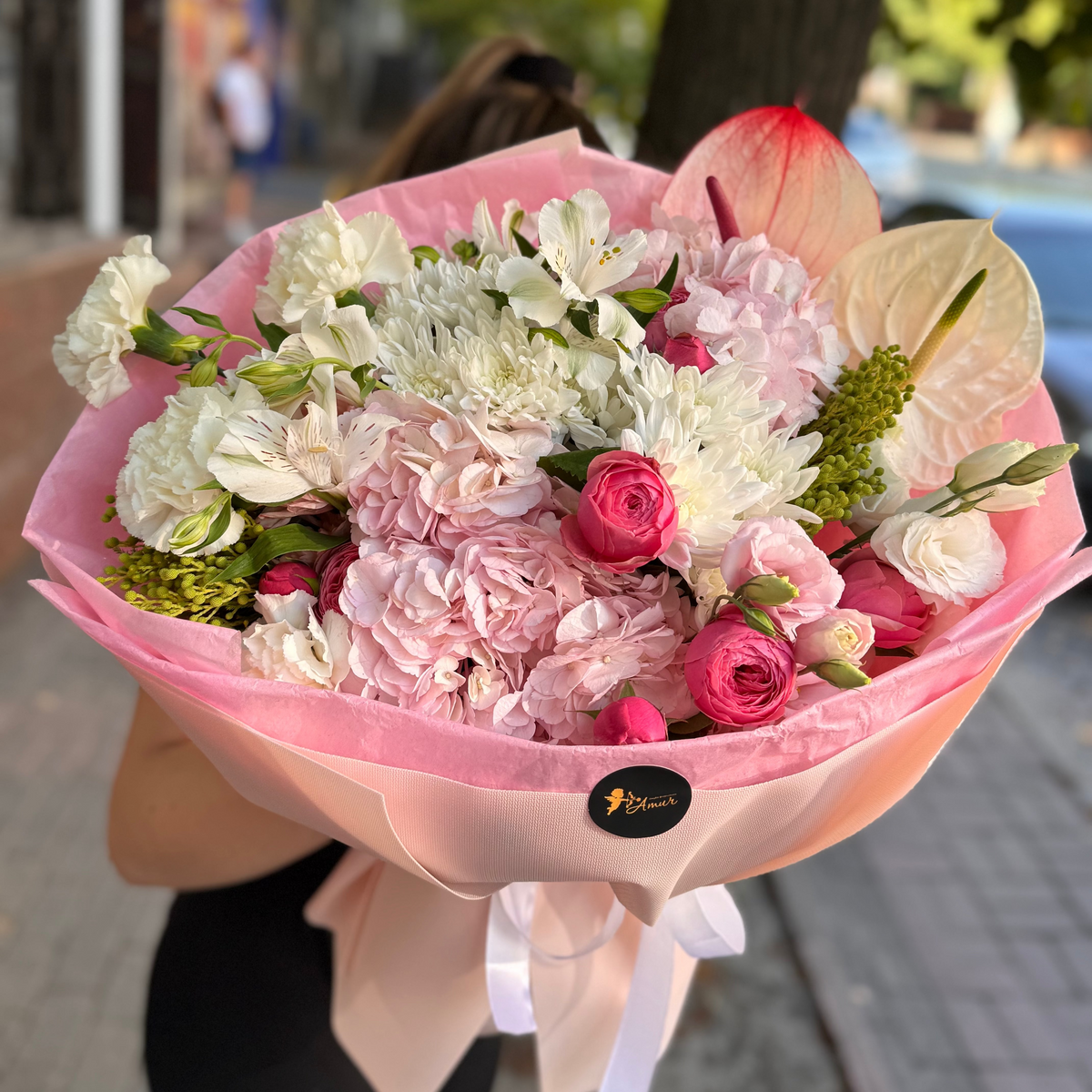 Авторський букет «Пудровий Вальс»